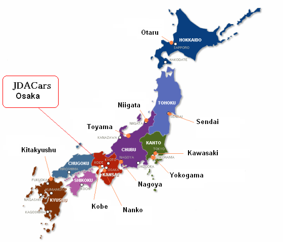 Map of Japan